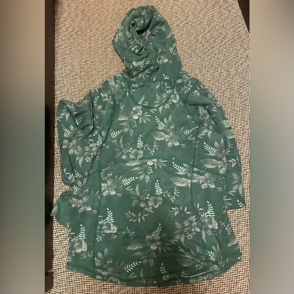 Tommy Bahama Green Floral Print Hoodie - Picture 4 of 4